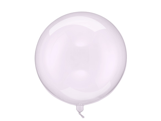Pyöreäilmapallo, Läpinäkyvä lila, 40cm