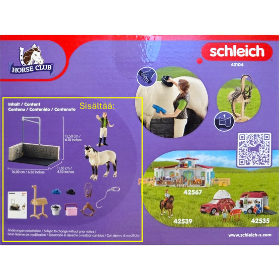 Schleich Pesupaikka setti 42104 - Second Hand