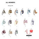 Pop Mart - The Monsters - Pin for Love - Letter Blind Box, A-M