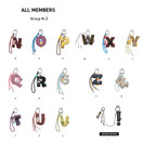 Pop Mart - The Monsters - Pin for Love - Letter Blind Box, N-Z