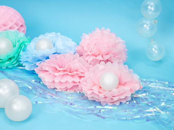 PomPom Vaaleanpunainen, 25cm