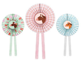 Koriste ruusukkeet, 35cm, 3kpl