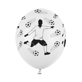 Ilmapallo Jalkapallon pelaaja, 30cm, 6kpl