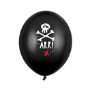 Ilmapallo Merirosvo, 30cm, 6kpl