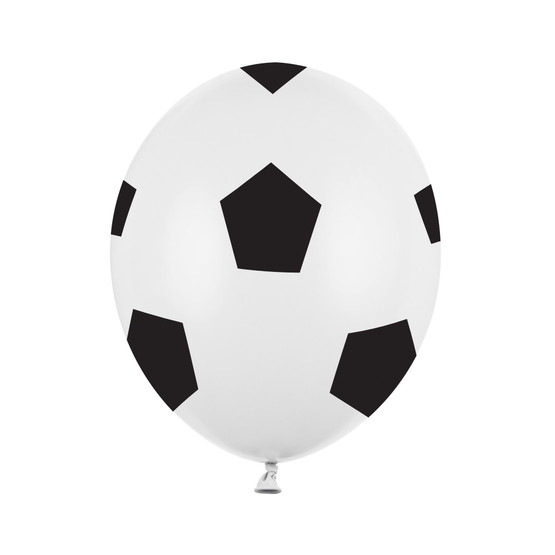 Ilmapallo Jalkapallo, 30cm, 6kpl