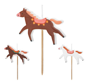 Kakkukynttilät Hevoset, 3kpl