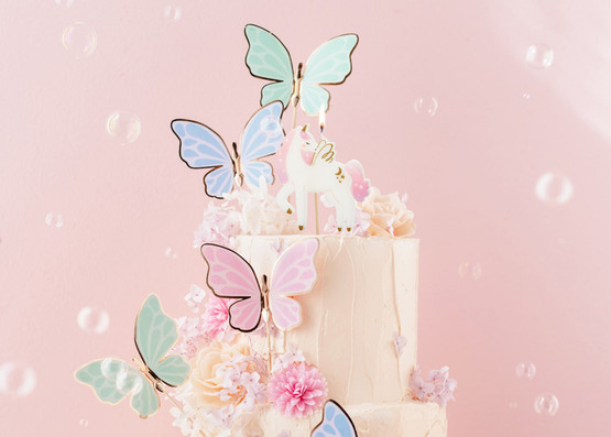 Kakkukynttilä Yksisarvinen, 9cm