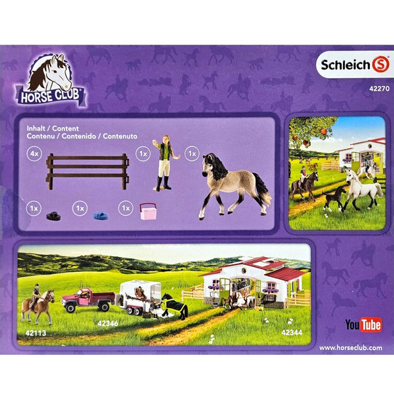 Schleich Andalusian hevonen ja hoitaja setti 42270 - Second Hand