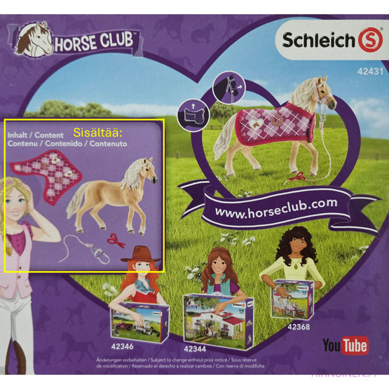 Schleich Andalusian hevonen ja tarvikkeet 42431 - Second Hand