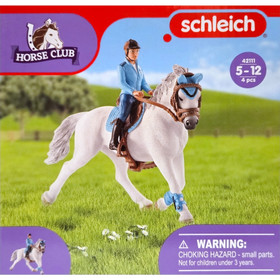 Schleich Kilparatsastaja ja hevonen 42111 - Second Hand