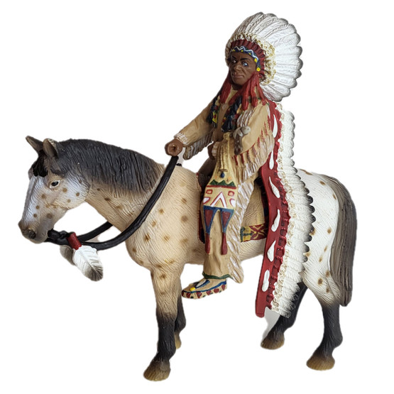Schleich Intiaaniratsukko - Second Hand