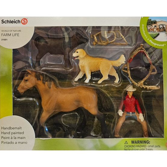 Schleich Lännenratsastaja setti 21051 - Second Hand