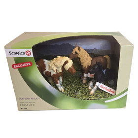 Schleich Shetlanninponi setti Exclusive 41352 - Second Hand