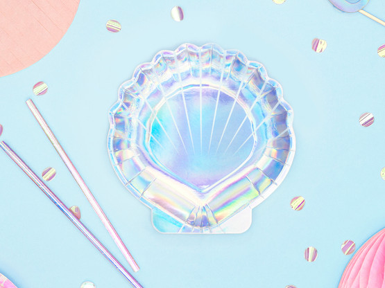 Pahvilautaset Simpukka, 6kpl