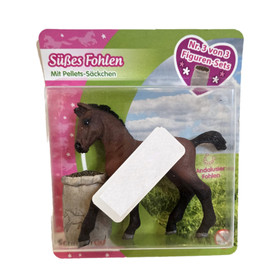 Schleich Andalusian hevonen Varsa ja ruokasäkki 82925 - Second Hand