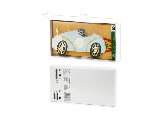 Kutsukortti Kilpa-auto, 6kpl