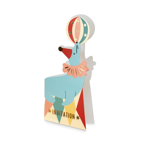 Kutsukortti Sirkushylje, 6kpl