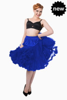 Royal blue, sähkön sininen tyllialushame 