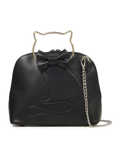 Musta kissa käsilaukku