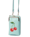 Kirsikka puhelin olkalaukku lompakolla, eri värejä!