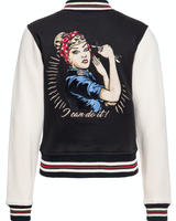 Queen Kerosin Musta College takki. I can do it !