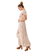 Saija mekko, Perhoshihallinen maximekko, hillitty beige