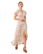 Saija mekko, Perhoshihallinen maximekko, hillitty beige