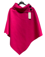 Tyylikäs korkeakaulus poncho, yhden koon. Eri värejä. Lisää tulossa !