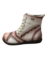 Laura Vita Gocno.Ruskea/beige, nauhalliset nilkkurit