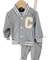 Lasten harmaa collegepuku 