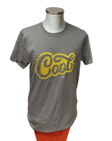 Miesten harmaa Cool T-paita kultaglitterillä