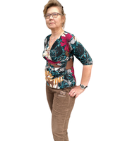 Inari kietaisumallinen pusero, 3/4 hiha, nyt myös pluskoot!