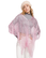 Vaaleanpunainen kimalle Poncho - juhlava cover up