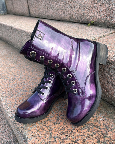 Vintron Lumi, violetti, kiiltonahkaiset maiharit