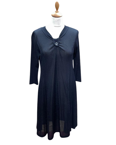 Musta kimaltava tunikamekko,pluskoot,Ale tuote, Ei vaihtoa/palautusta