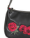 Musta. Ruusutarha käsilaukku