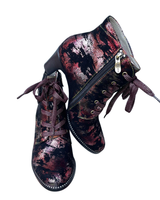 Laura Vita naisten korolliset nilkkurit musta/viininpunainen