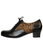 Vintro - Siiri - Crust Black Leopard - korolliset kävelykengät