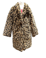 Lasten Leopardi kuosinen pehmeä turkistakki