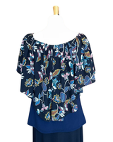 Juhlavat ja kauniit liehukepuserot. Kaksi eri kuosia ja väriä,One size