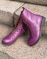  Mago, Purple/ Lila nahkainen nilkkuri/maihari Mikä väri!