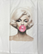 Marilyn Monroe purkkapallo, valkoinen t paita. Yksi koko