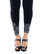 Joustavat, pitkät leggins housut koristelahkeilla. 2 väriä