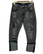 Mustat Street Glam Boyfriend farkut kukilla / paljeteilla.