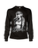 Marilyn musta pitkähihainen t paita, RESPECT. Reilut unisex koot.