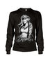 Marilyn musta pitkähihainen t paita, RESPECT. Reilut unisex koot.