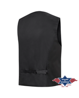 Miesten länkkärityylinen vanhanaikainen liivi Lincoln musta