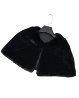  Ylellinen musta turkiskeeppi olkapäille. Juhlaviin tilaisuuksiin!