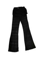 Joustavat  trumpettilahkeiset pitsihousut. One size