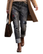 Mustat Street Glam Boyfriend farkut kukilla / paljeteilla.